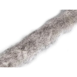 Artificial fur trim for clothing, 1 meter, cream - Celtic Webmerchant