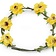 Blomsterkrans til festivaler, lysegul - Celtic Webmerchant