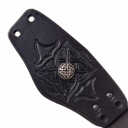 Celtic læderarmbånd, brun - Celtic Webmerchant