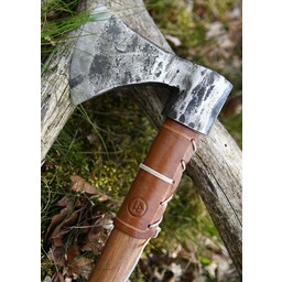 Leather axe guard, brown - Celtic Webmerchant