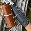 Guardia de hacha de cuero, marrón - Celtic Webmerchant
