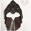Leather helmet Antonius deluxe, brown - Celtic Webmerchant