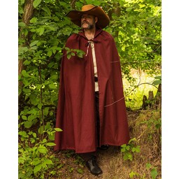 Medieval Cloak Harun, Burgundia - Celtic Webmerchant