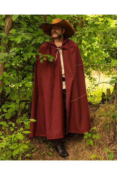 Medeltida kappa Harun, Bourgogne - Celtic Webmerchant