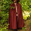 Medieval Cloak Harun, Burgundia - Celtic Webmerchant