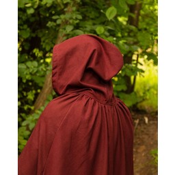 Medieval cloak Harun, burgundy - Celtic Webmerchant