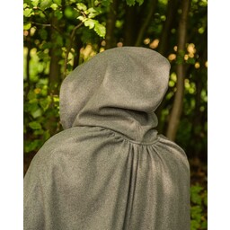 Medieval cloak Harun, wool, grey - Celtic Webmerchant