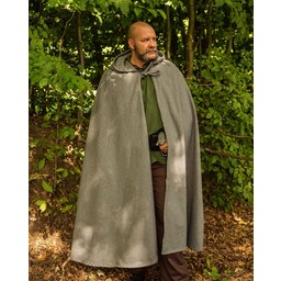 Medeltida kappa harun, ull, grå - Celtic Webmerchant