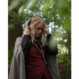 Medeltida kappa harun, ull, grå - Celtic Webmerchant