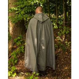 Medieval Cloak Harun, wełna, szary - Celtic Webmerchant