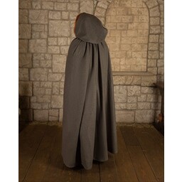 Medieval Cloak Harun, wełna, oliwka - Celtic Webmerchant