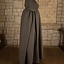 Medieval cloak Harun, wool, olive - Celtic Webmerchant