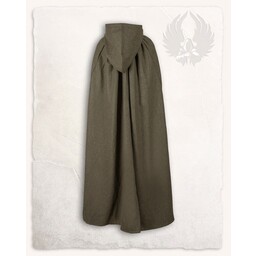 Medieval cloak Harun, wool, olive - Celtic Webmerchant