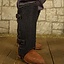 Chainmail leg protector Connor, black - Celtic Webmerchant