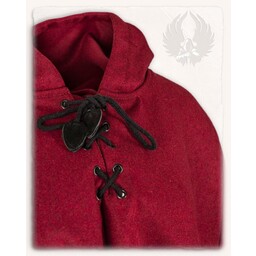 Cape Raven, laine, rouge - Celtic Webmerchant