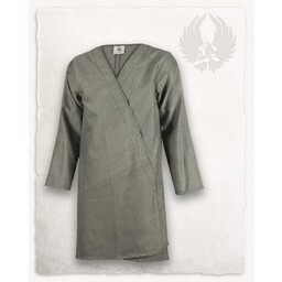 Viking Kaftan, Fischgrätenmuster, grau - Celtic Webmerchant