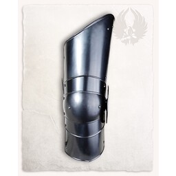 Leg armor Gustav, black - Celtic Webmerchant