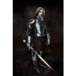 Leg armor Gustav, black - Celtic Webmerchant