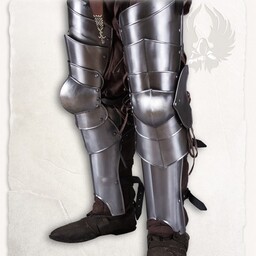 Leg armour Markward, black - Celtic Webmerchant