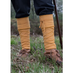 Leg wrappings Ubbe, yellow - Celtic Webmerchant