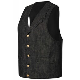 1920 vest Harold, black - Celtic Webmerchant