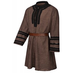 Medieval tunic Halfdan, brown - Celtic Webmerchant