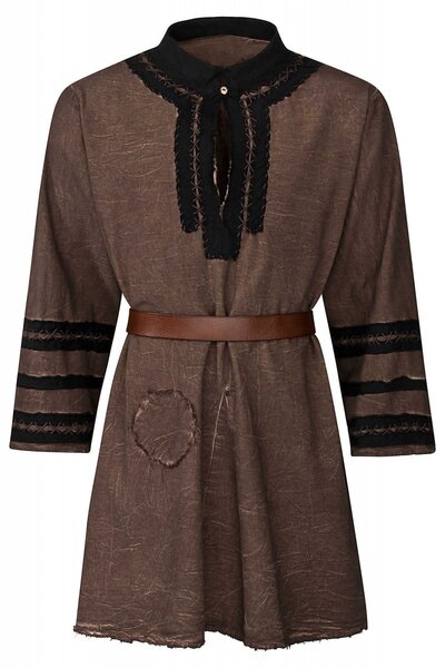 Medieval tunic Halfdan, brown - Celtic Webmerchant