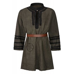 Medieval tunic Halfdan, green - Celtic Webmerchant