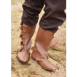 Botas vikingas con toggles, marrón - Celtic Webmerchant