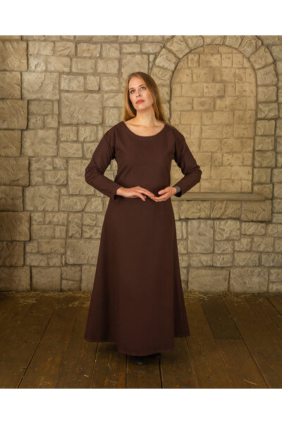 Viking dress Lenora, brown - Celtic Webmerchant