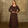 Mytholon Viking jurk Lenora bruin - Celtic Webmerchant