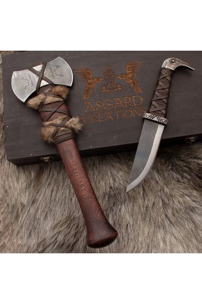 Wikinger -Axt und Messerset - Celtic Webmerchant