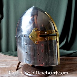 French great helmet (12th-13th century) - Celtic Webmerchant