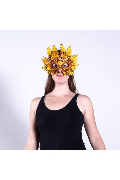 Leather bird mask - Celtic Webmerchant