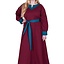 Sukienka Viking Helga, czerwona niebieska - Celtic Webmerchant