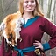 Sukienka Viking Helga, czerwona niebieska - Celtic Webmerchant