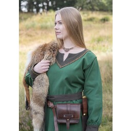 Abito vichingo Helga, verde - Celtic Webmerchant