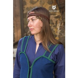 Rusvik Vestido vikingo Katarzyna, azul-verde - Celtic Webmerchant