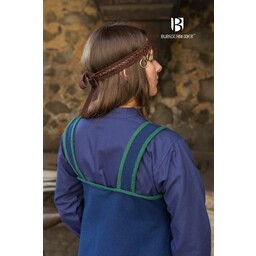 Rusvik Viking dress Katarzyna, blue-green - Celtic Webmerchant