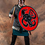 Hauberk with mid-length sleeves, mixed flat rings - wedge rivets, 8 mm - Celtic Webmerchant