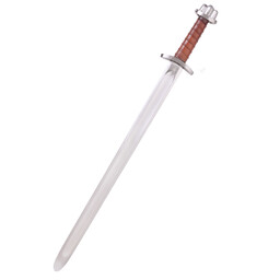 Espada vikingo con pomo lobulado listo para la batalla, largo - Celtic Webmerchant