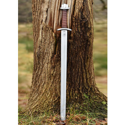 Espada vikingo con pomo lobulado listo para la batalla, largo - Celtic Webmerchant