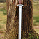 Ulfberth Espada vikingo con pomo lobulado listo para la batalla, largo - Celtic Webmerchant