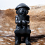 Statue de Thor Eyrarland, noire - Celtic Webmerchant