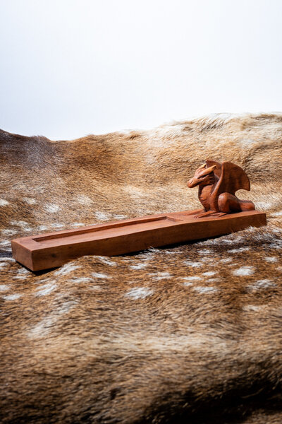 Incense holder dragon - Celtic Webmerchant
