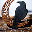 Wood carving Hugin, Odin's raven - Celtic Webmerchant