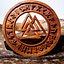 Holzschnitzerei Valknut - Celtic Webmerchant