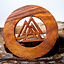 Woodcarving Valknut - Celtic Webmerchant