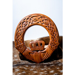 Intaglio del legno Claddagh - Celtic Webmerchant