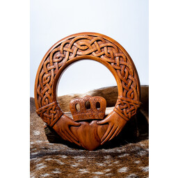 Rzeźba drewniana Claddagh - Celtic Webmerchant